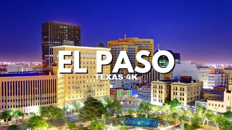 El Paso, Texas | 4K Scenic Drone Footage - YouTube