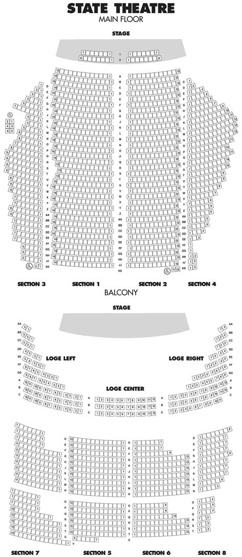 State Theatre Seating Chart- Theatre In Minneapolis