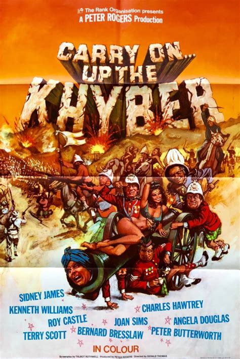 Original Carry On Up the Khyber Movie Poster - Sid James - Comedy