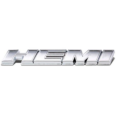 Metal Emblem Decal Logo Trim Badge "HEMI" - Walmart.com