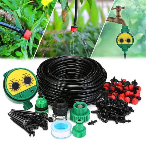 King do Way Drip Irrigation Kit Sprinklers System for Garden Included ...