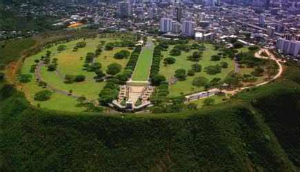 Punchbowl Crater, Honolulu – Home to the National Memorial Cemetery of ...