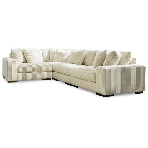 Signature Design by Ashley Lindyn 21104S8 Contemporary 4-Piece Sectional Sofa with Reversible ...