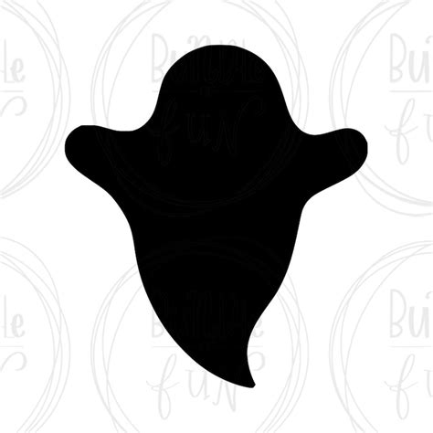 Ghost Halloween Silhouette Vector Image With SVG, Eps, Pdf, Png, Pdf ...