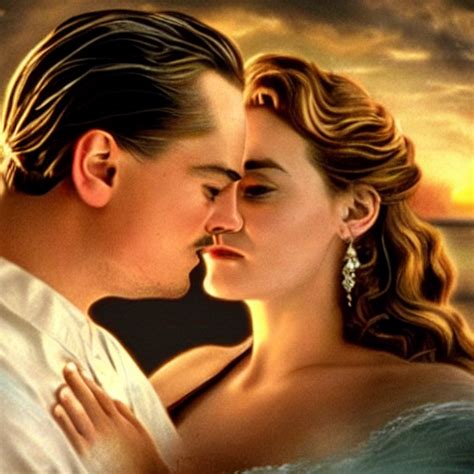 Kate Winslet And Leonardo Dicaprio Titanic Drawing