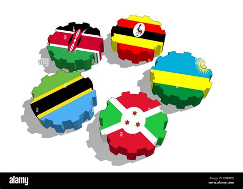 East african community flag hi-res stock photography and images - Alamy