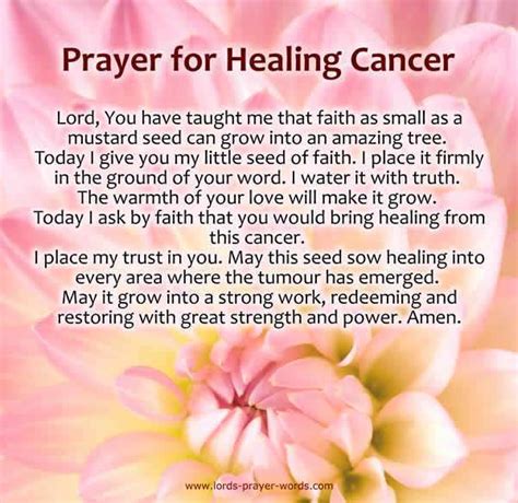 Catholic Prayer For Cancer Patients