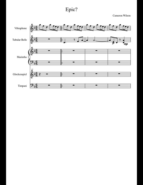 Epic? (revised) sheet music download free in PDF or MIDI