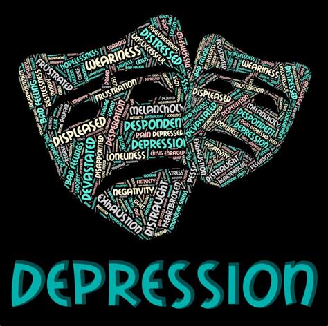 Depression Word Represents Hopelessness Sad And Text - Free Stock Photo by Stuart Miles on ...