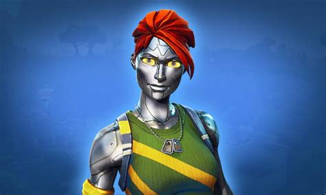 Chromium - Fortnite Skin - Chrome Figher Girl