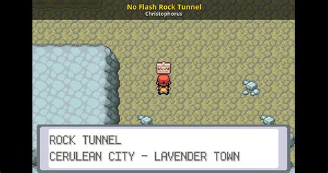 No Flash Rock Tunnel [Pokemon FireRed and LeafGreen] [Mods]