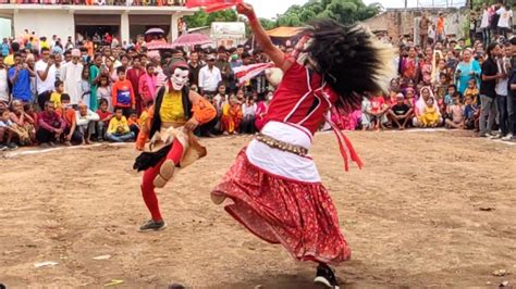 लाखे नाच (Lakhe) | Newari Cultural Dance Lakhey in Beltakura Dang Nepal #tookilight #tukilight ...