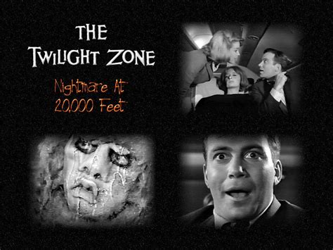 The Twilight Zone Wallpaper: Nightmare At 20,000 Feet | Twilight zone ...