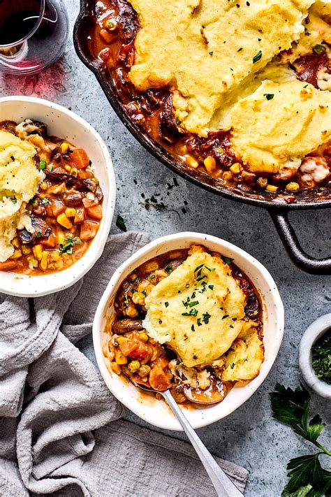 Vegetarian Shepherd's Pie {Make-Ahead Meal} - Two Peas & Their Pod