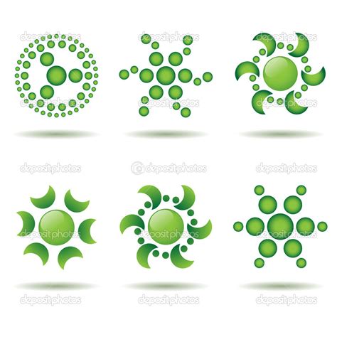 13 Green Vector Design Element Images - Free Vector Leaf, Green Logo ...