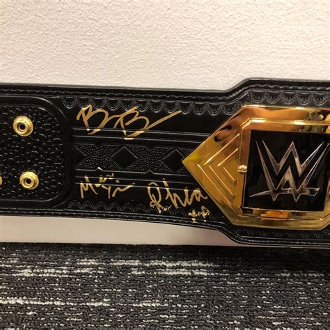 SIGNED NXT Women's Championship Replica Title Belt | WWE Auction