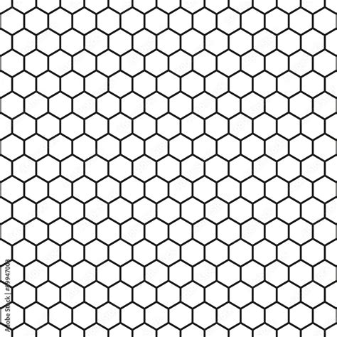 Seamless Honeycomb Pattern Texture Stock Vector | Adobe Stock