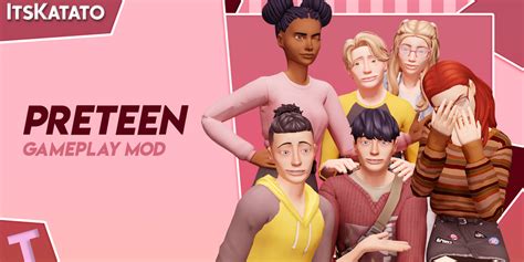 The Sims 4: Everything You Need To Know About ItsKatato's Pre-Teen Mod