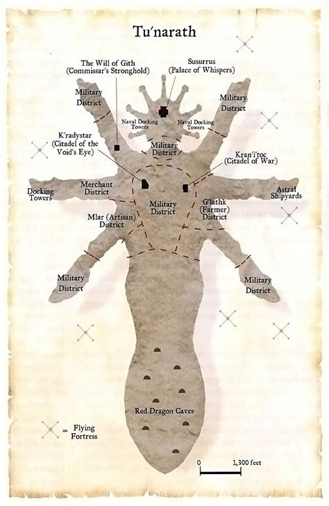 Tu'narath Astral Plane Planescape Cosmology Map Dungeons & Dragons ...