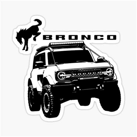 "Ford Bronco 2021 Ford Bronco 2021" Sticker for Sale by 2020Printwork ...