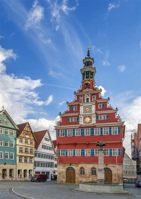 Old Town Hall In Esslingen Am Nechar, Germany Stock Image - Image of ...