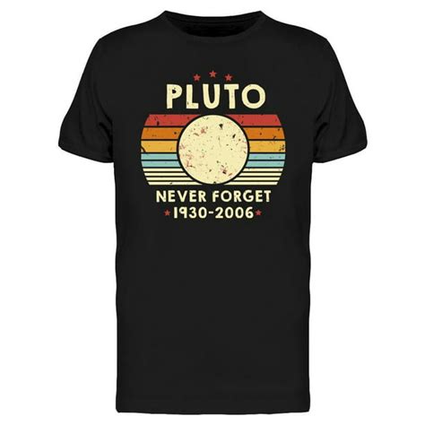 Smartprints - Never Forget Pluto Men's T-shirt - Walmart.com - Walmart.com