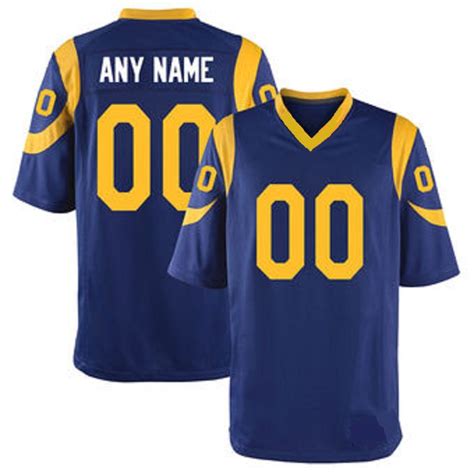 Los Angeles Rams Style Customizable Throwback Jersey – Best Sports Jerseys