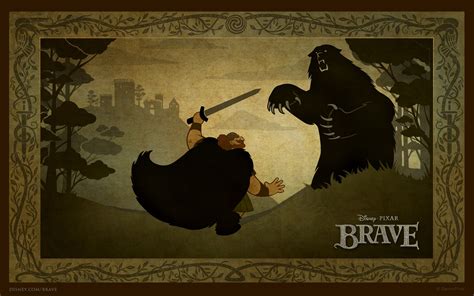 Bear Fight - Brave - Mystery Wallpaper