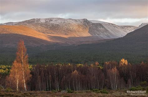 The Lairig Ghru & Rothiemurchus Forest at sunset this afternoon ...