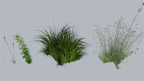 ArtStation - Low-Poly Grass Pack | Game Assets