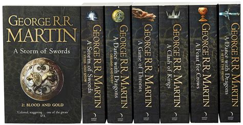 A Game of Thrones : The Complete Box Set of All 7 Books with Map and Classic Artwork