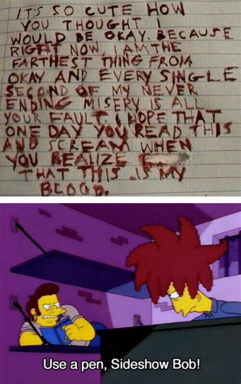 Use a pen, Sideshow Bob | The Simpsons | Know Your Meme