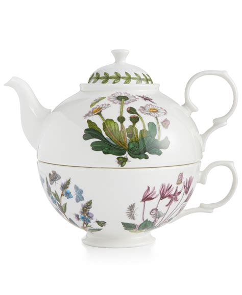 Portmeirion Drinkware, Botanic Garden Tea Set for One | Tea set, Tea ...