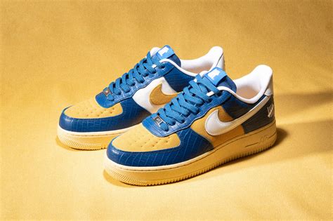 Nike x Undefeated Air Force 1 Low 5 On It Blue Yellow Online Entry Form