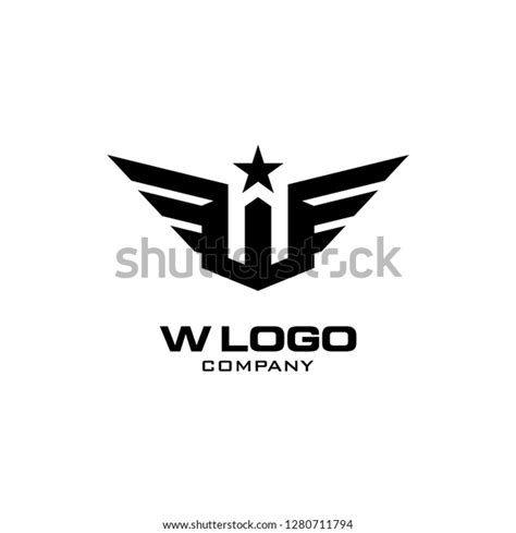 W Monogram Logo Stock Vector (Royalty Free) 1280711794 | Shutterstock