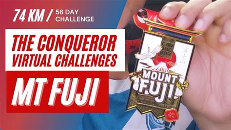 The Conqueror Challenge - My First Medal of Mt Fuji - YouTube