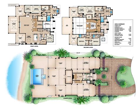 Luxury House Plan #175-1109: 4 Bedrm, 6189 Sq Ft Home | ThePlanCollection