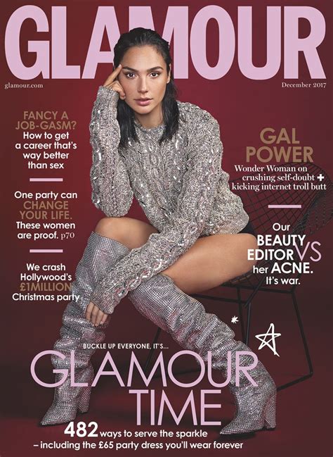 Gal Gadot on the September 2017 Cover of Glamour UK Magazine