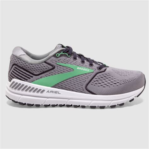 Brooks Women's Ariel 20 Alloy/Green | Laurie's Shoes