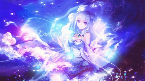 Emilia Re Zero Wallpaper Phone - technology