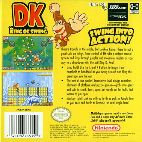 DK: King of Swing (USA, Australia) GBA ROM - NiceROM.com - Featured Video Game ROMs and ISOs ...