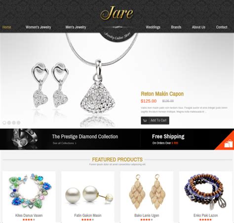 37+ Jewelry Website Themes & Templates | Free & Premium Templates