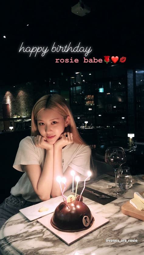 Happy birthday Rosé | Happy birthday rose, Blackpink rose, Rosé ...