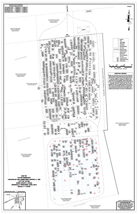 Cemetery Map - Lacy Surveying Inc.