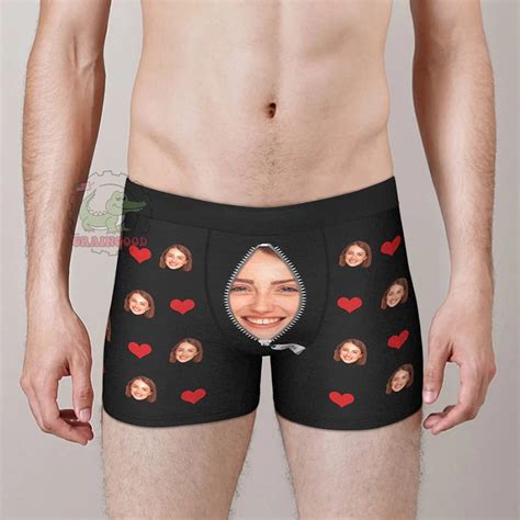 Custom Face Boxers for Husband, Personalized Wedding Gift for Bridegroom, Boxer With Face ...