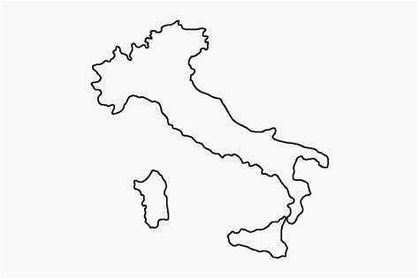 Map Of Italy Blank | Zone Map