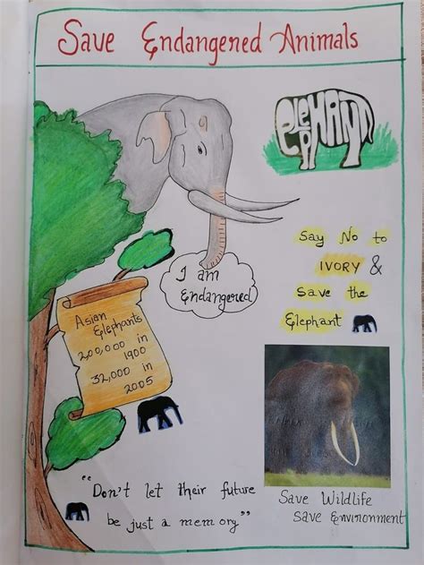 Save Asian Elephants, save Endangered Animals poster | Endangered ...