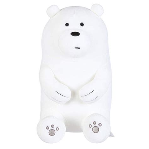 MINISO We Bare Bears Plush Toy With Hoodie Series Bear Stuffed Animals ...