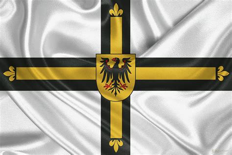 Flag of the Teutonic Order Digital Art by Serge Averbukh - Pixels