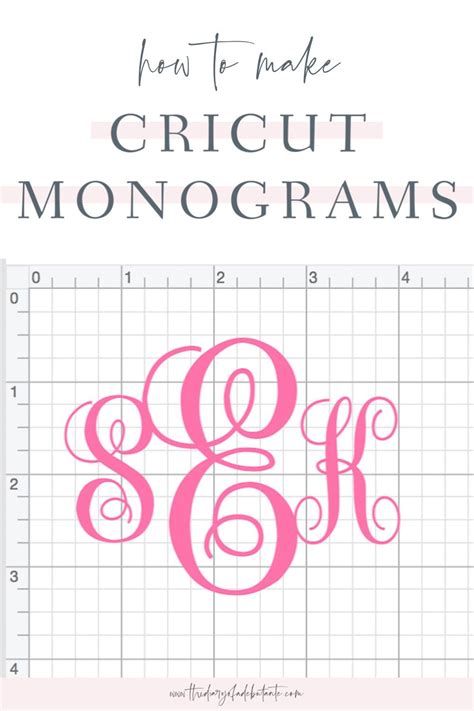 How To Make A Monogram On Cricut | IUCN Water